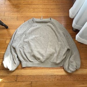 Free people found my friend sweater xs tan